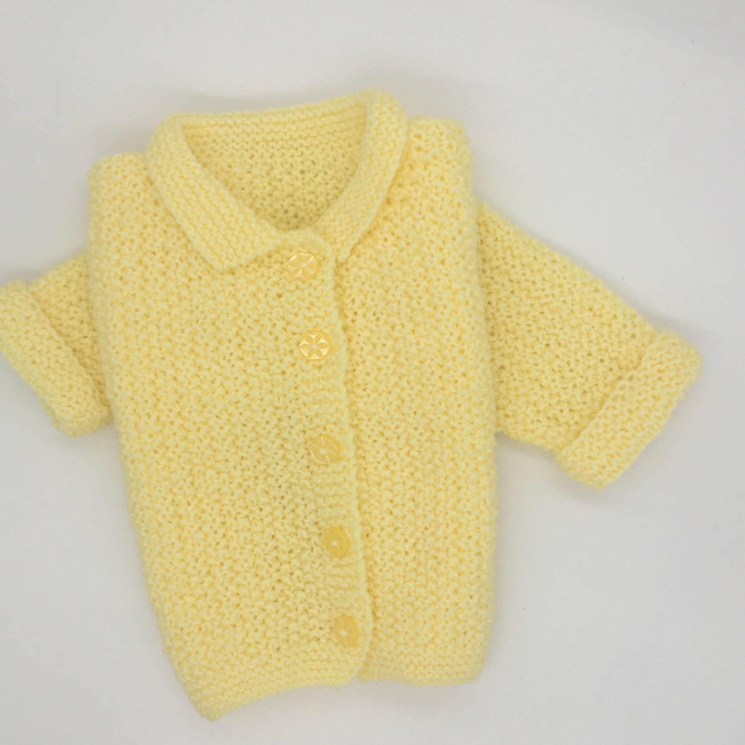 Hand knitted garments